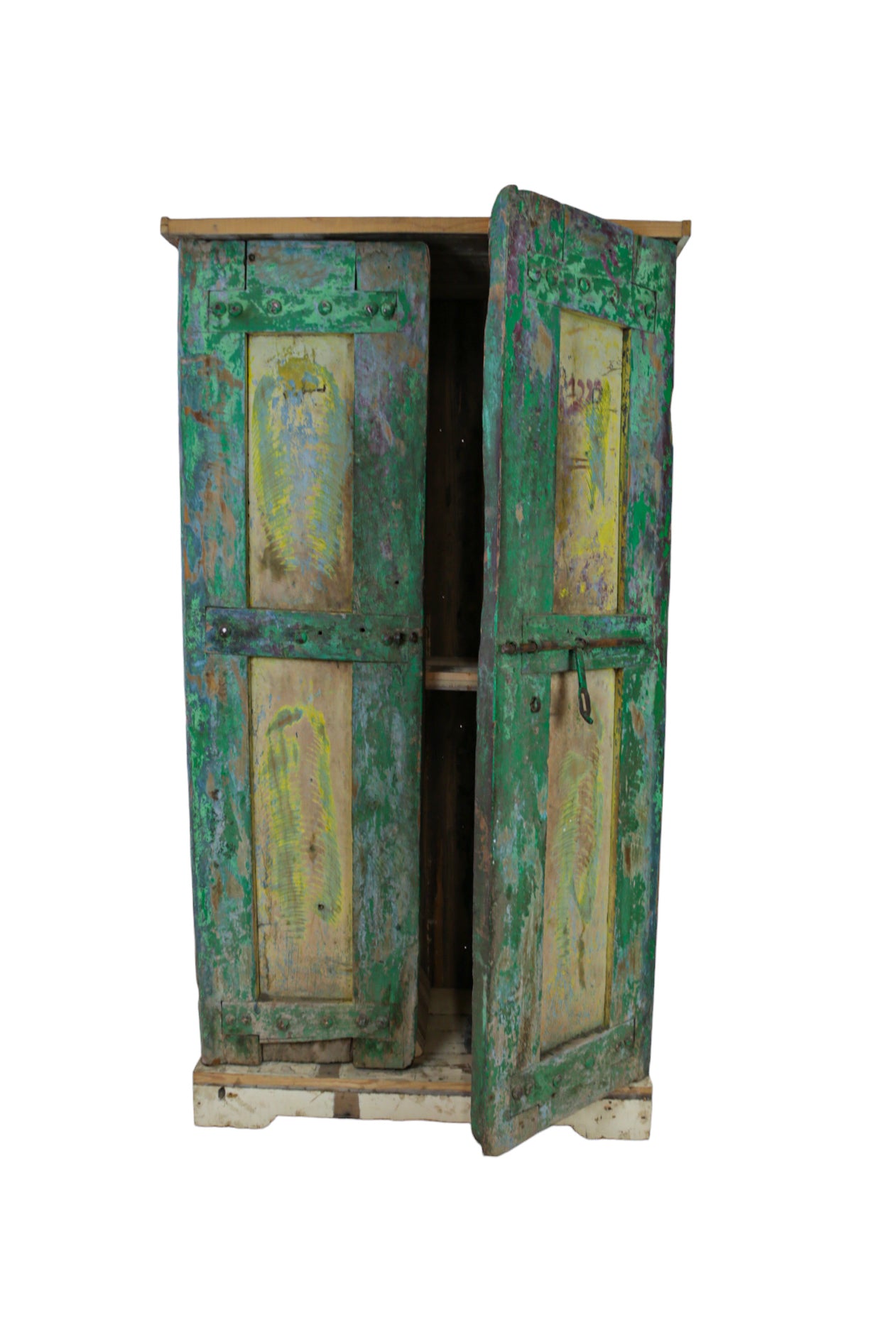 Mueble antiguo marroquí verde