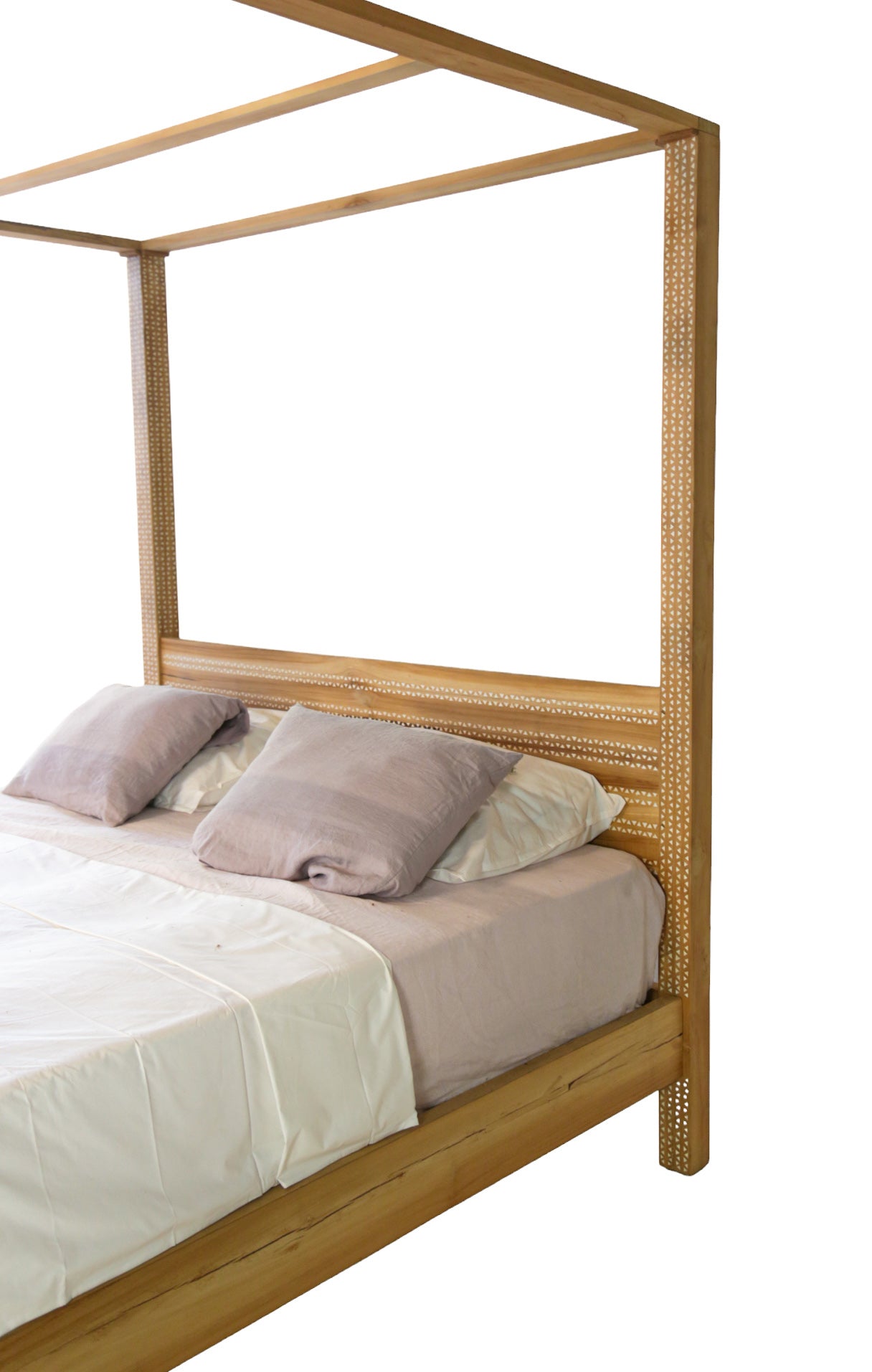 Cama pequeña de nácar