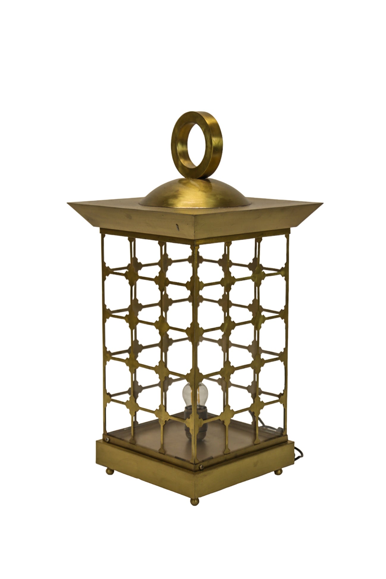 Lámpara de pie de bronce