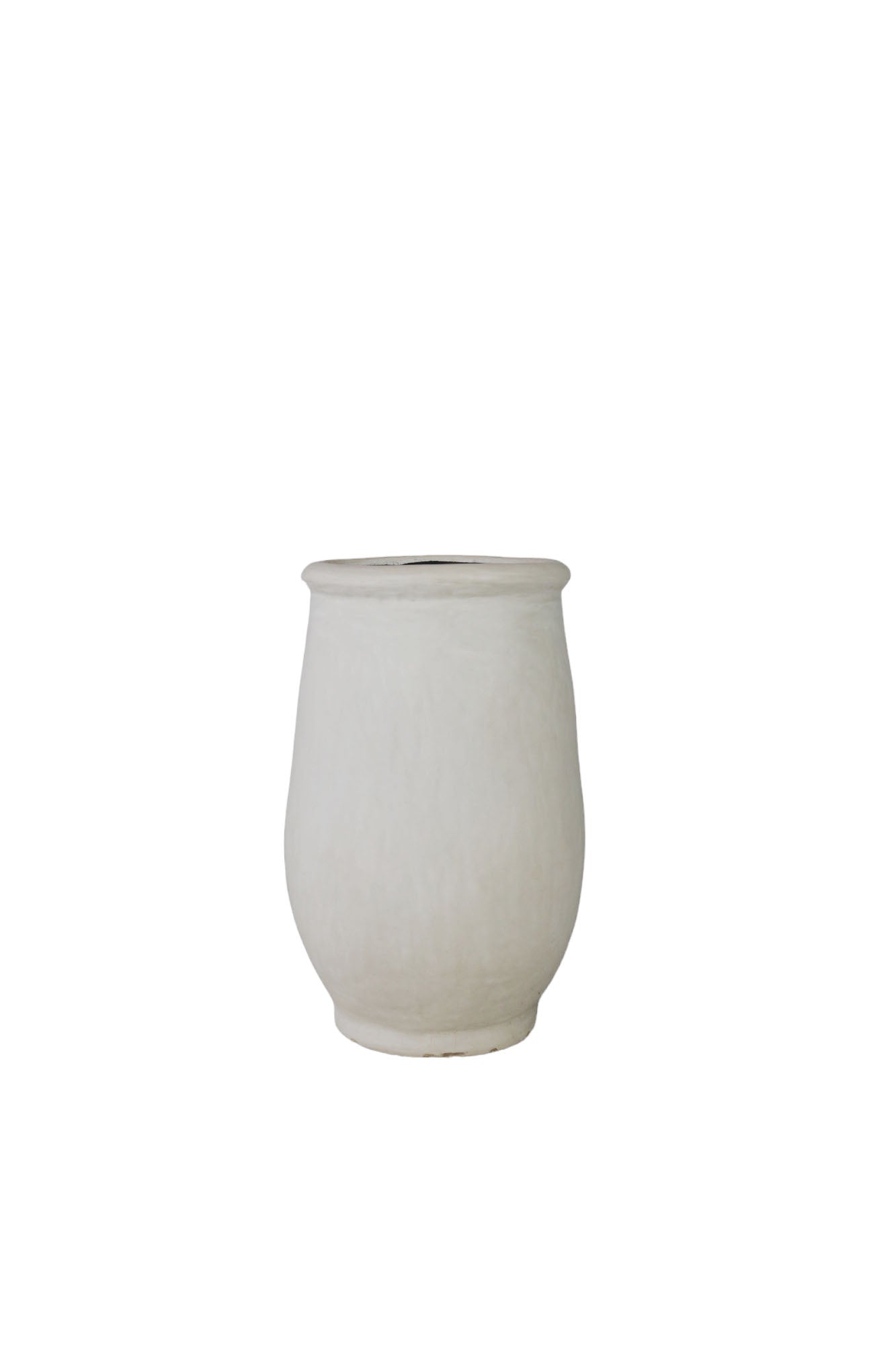 Maceta Tadelakt Blanco ø48 H78