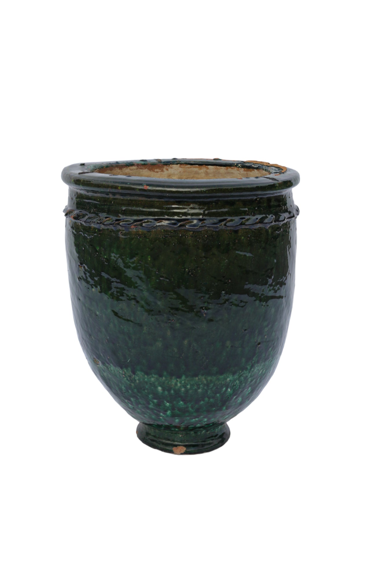 Maceta Esmaltada Verde Alt.52