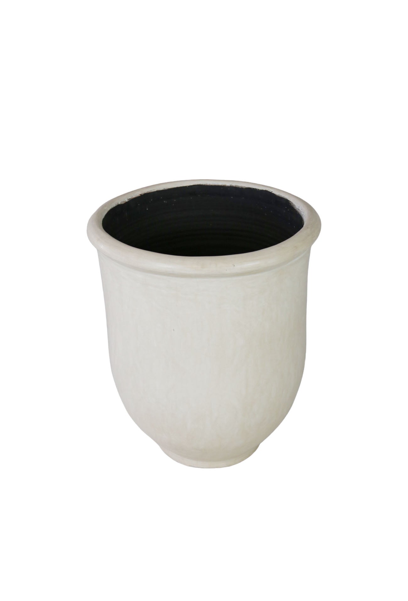 Maceta Tadelakt Blanco ø60 H70