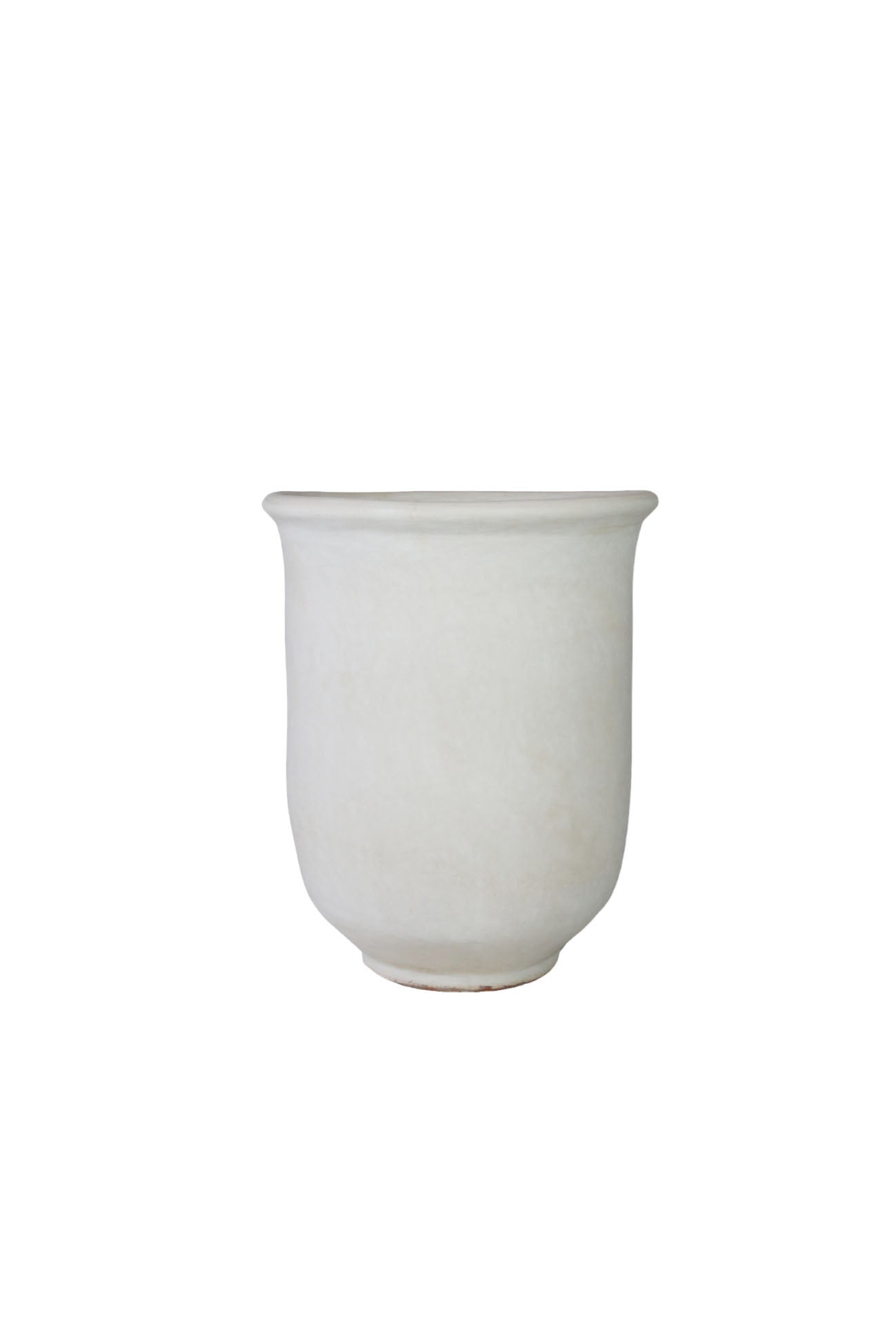 Maceta Tadelakt Blanco ø70 H80