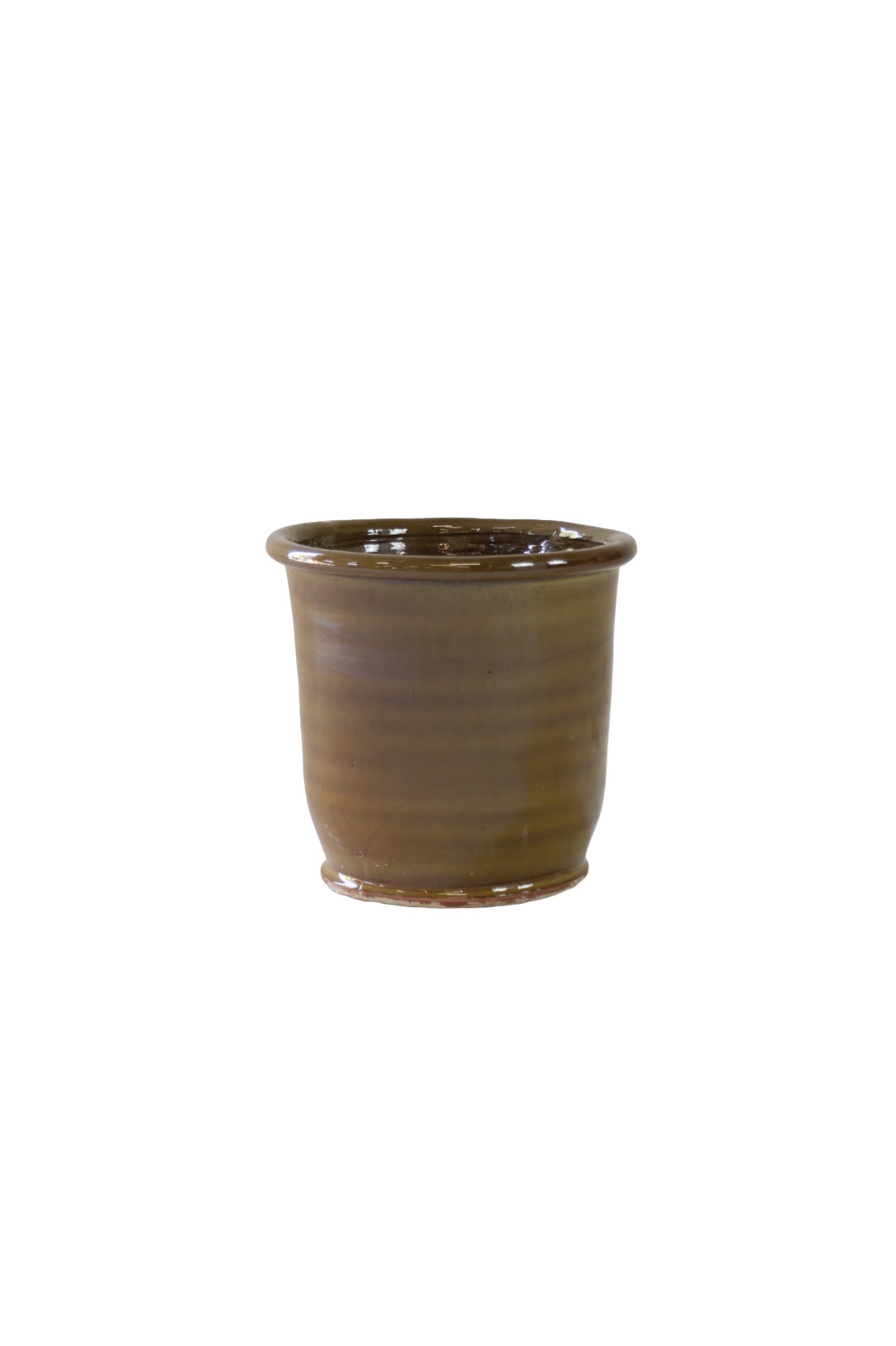 Maceta Esmaltada Verde ø40 H40