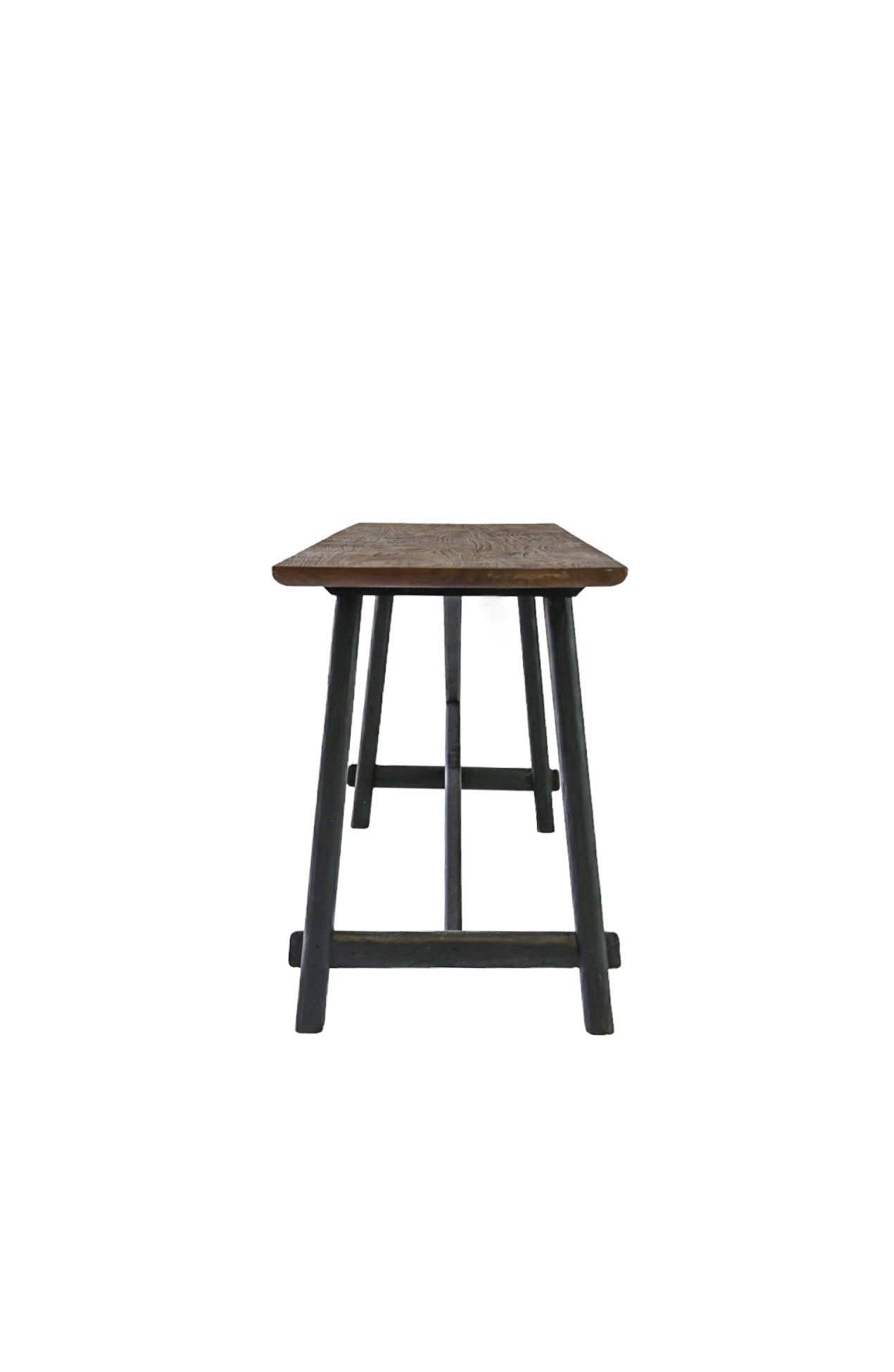 Consola De Madera Con Patas Negras 200cm