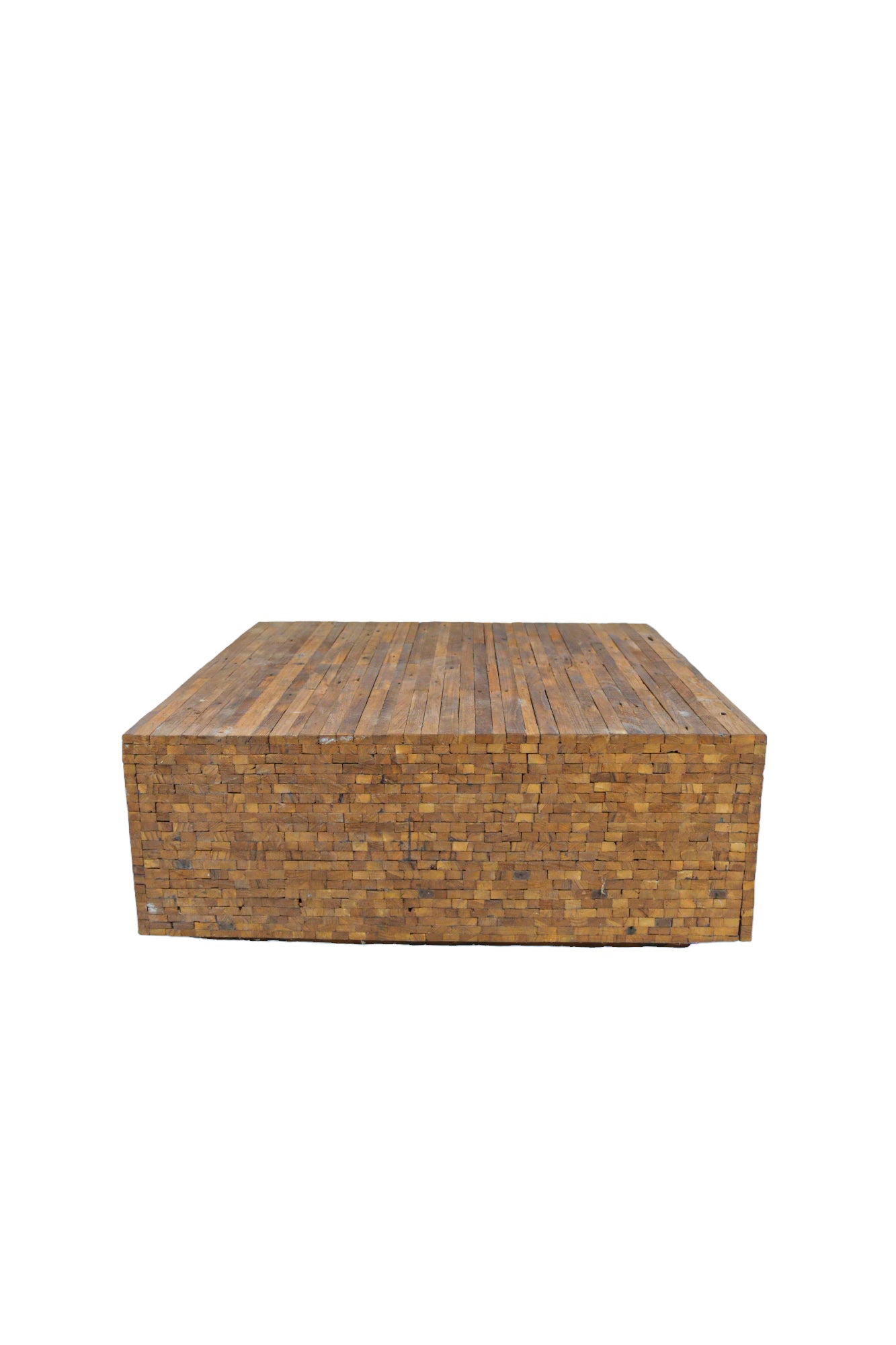 Mesa de centro de madera de teca