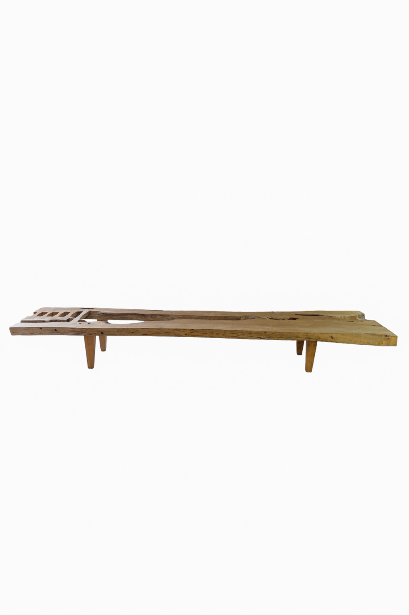 Mesa de centro de madera 110x350cm