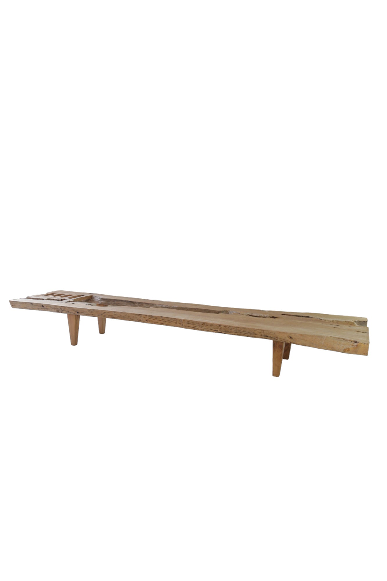 Mesa de centro de madera 110x350cm