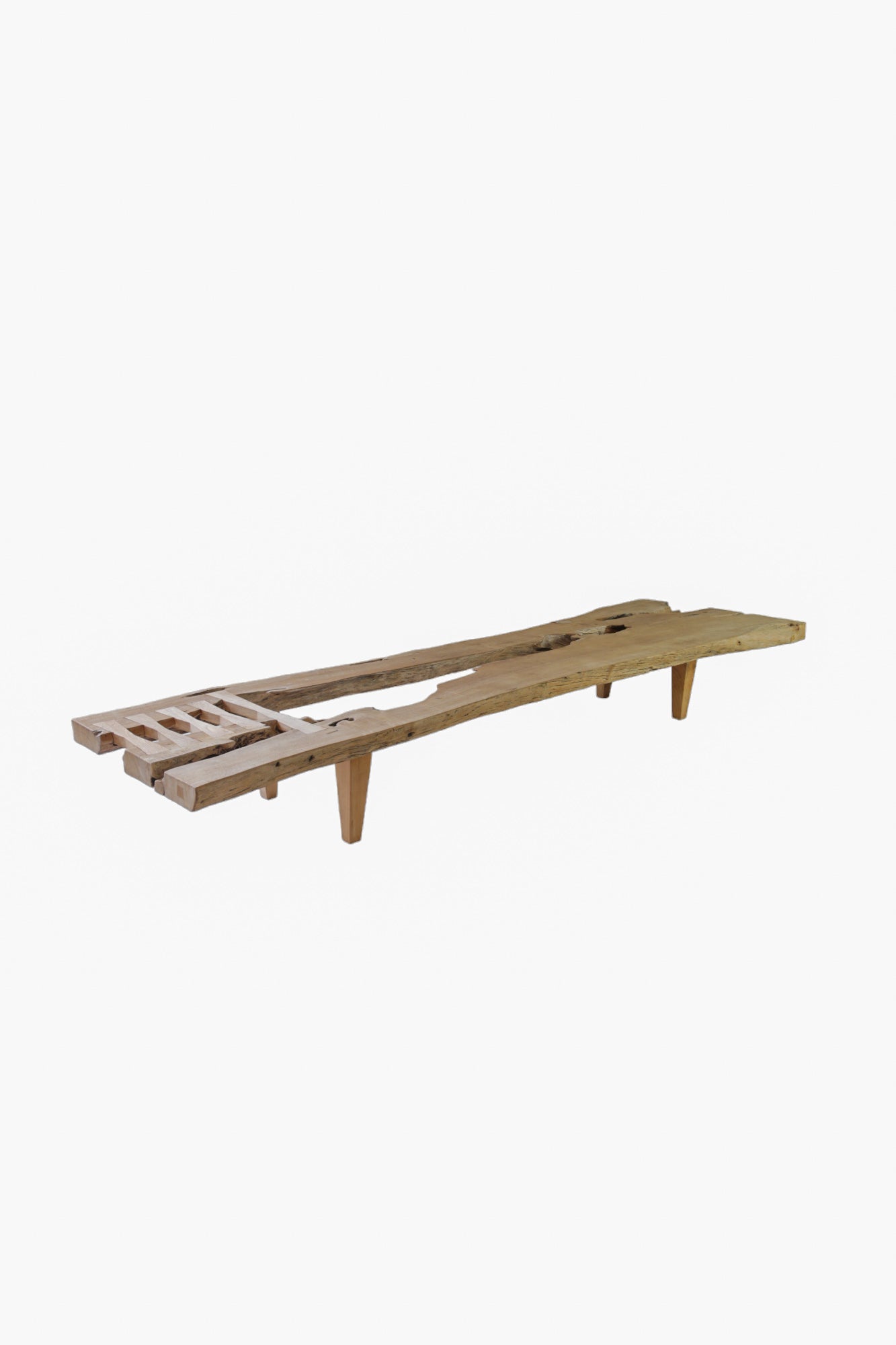 Mesa de centro de madera 110x350cm