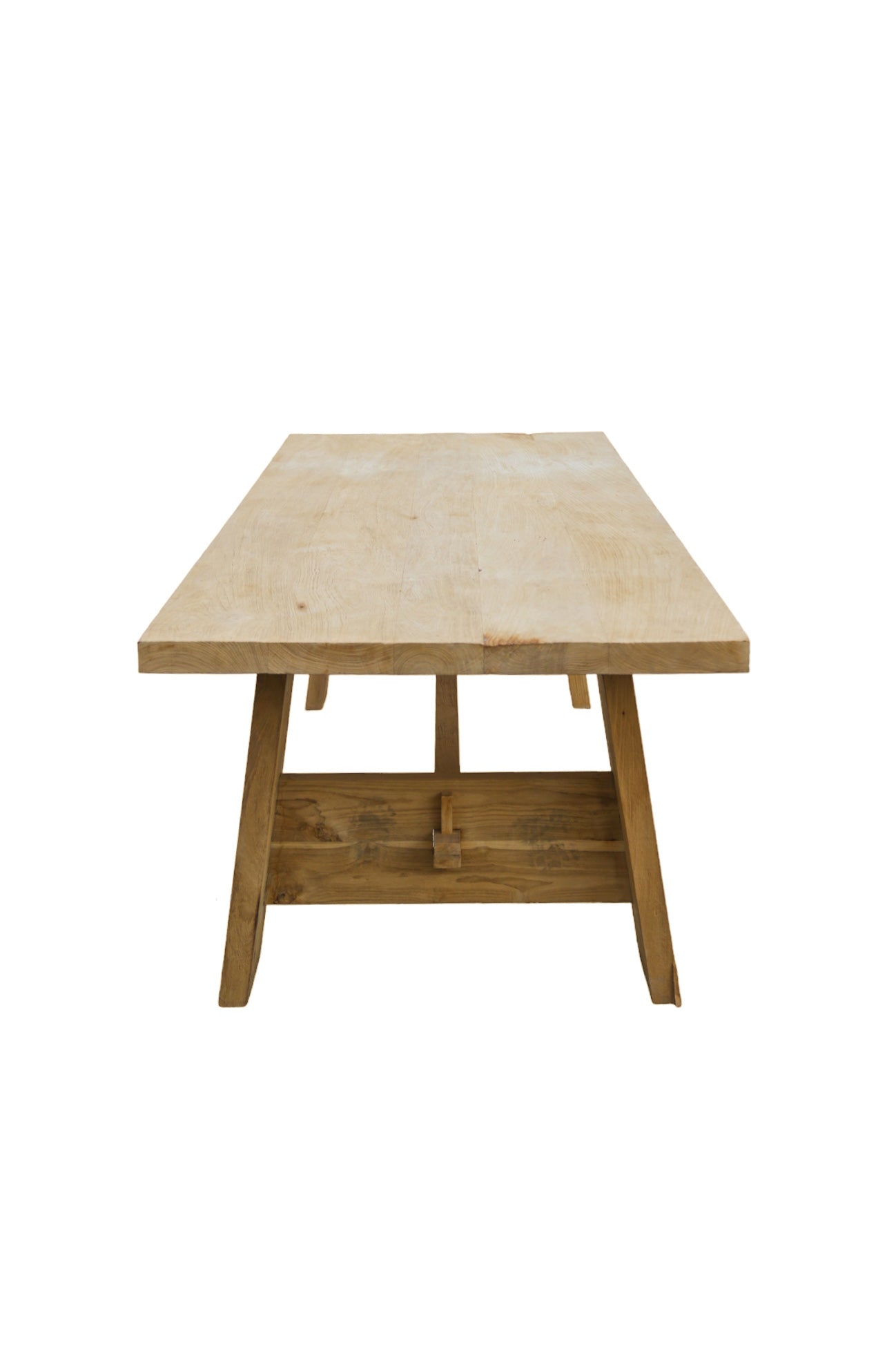 Mesa Teca Reciclada Blanqueada 100x300cm