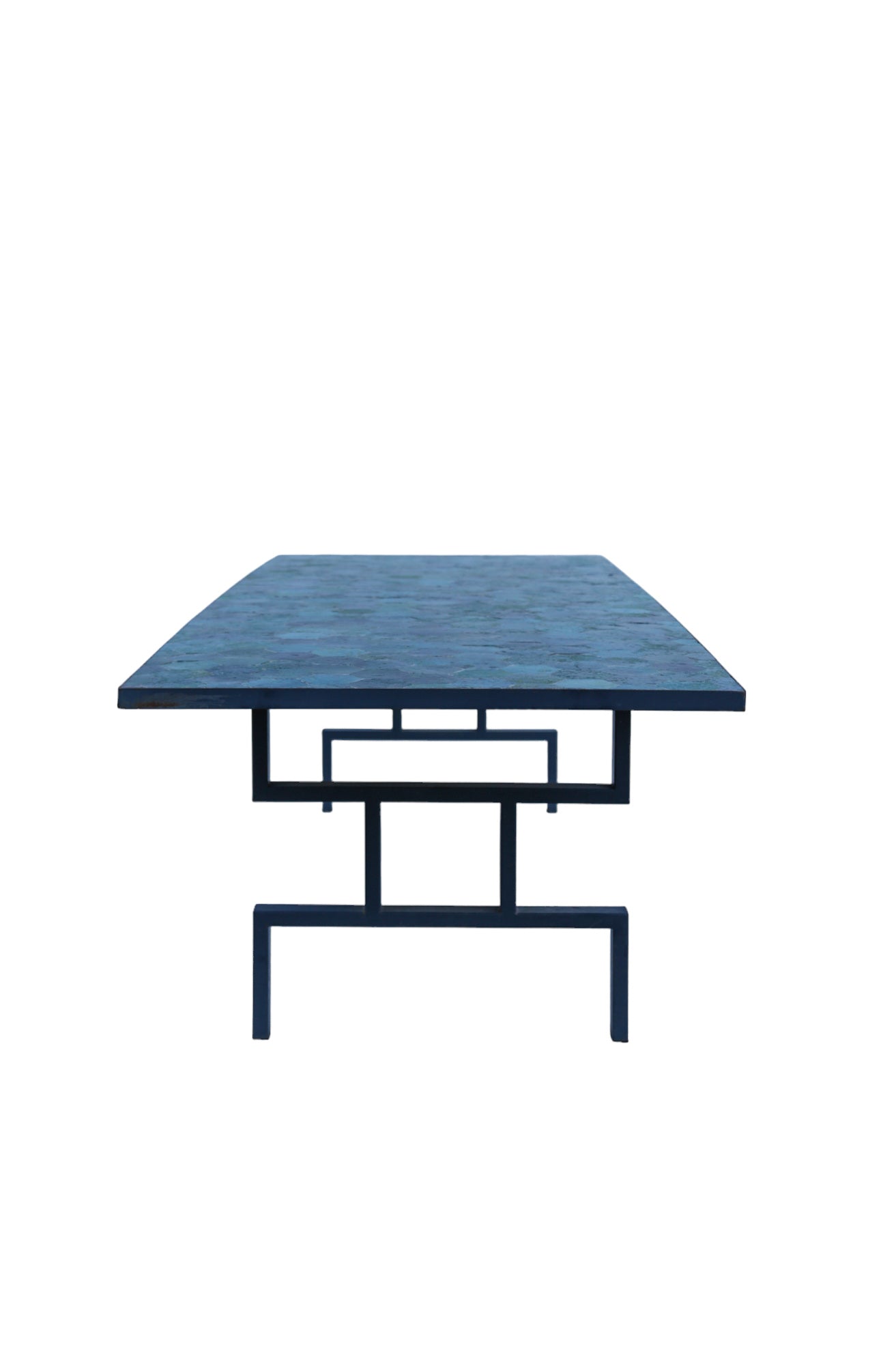 Mesa Zellige rectangular verde 100x300cm