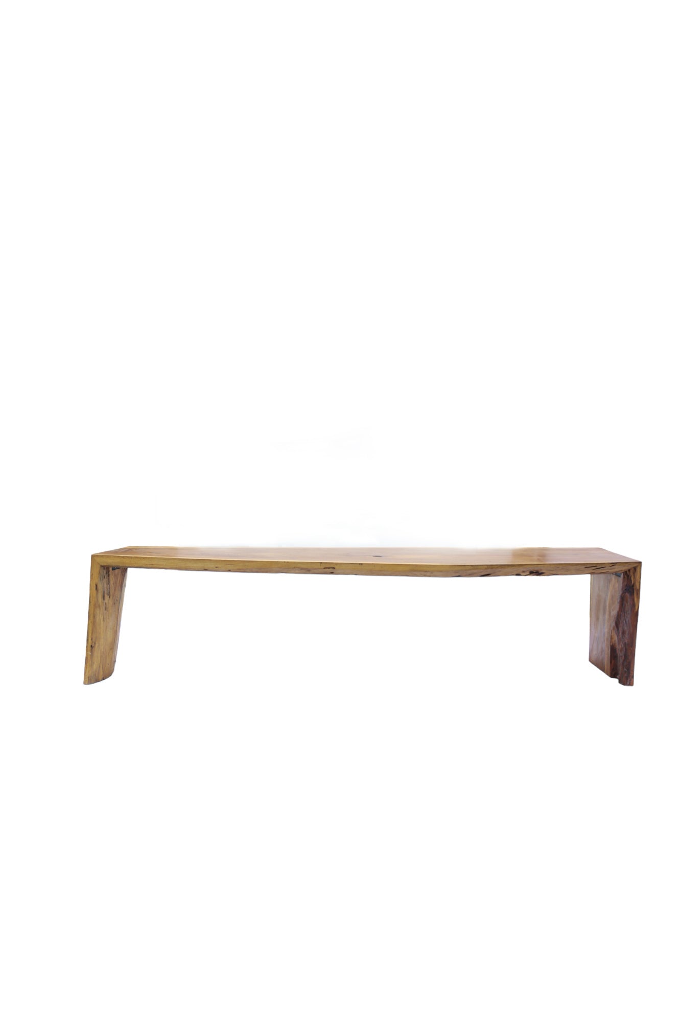 Mesa de comedor en cascada de madera 90x340cm