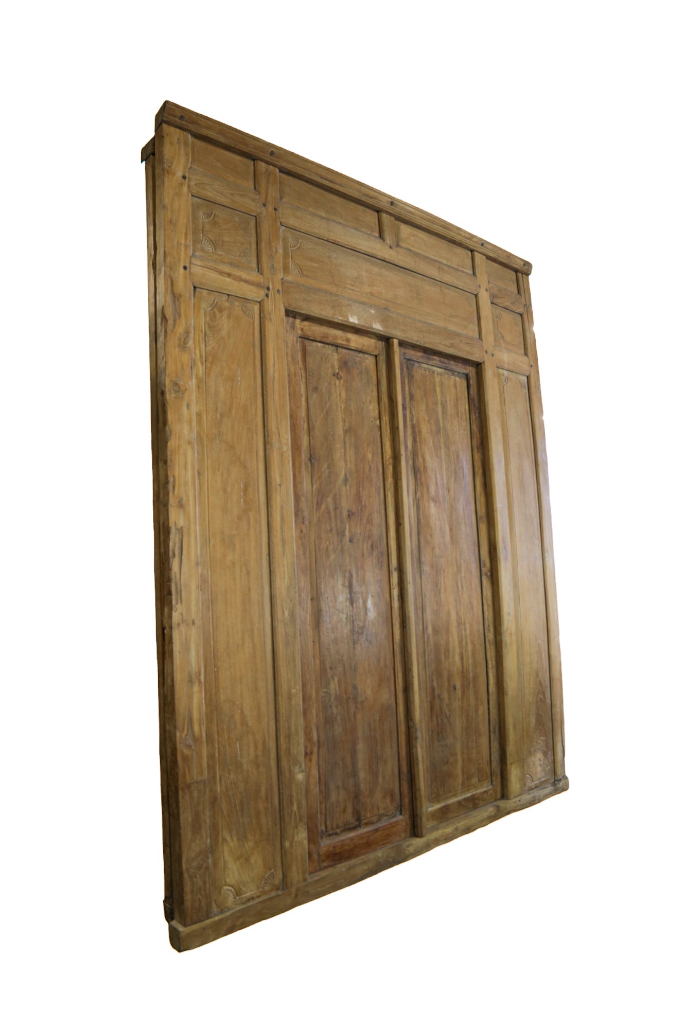 Puerta de madera extra grande