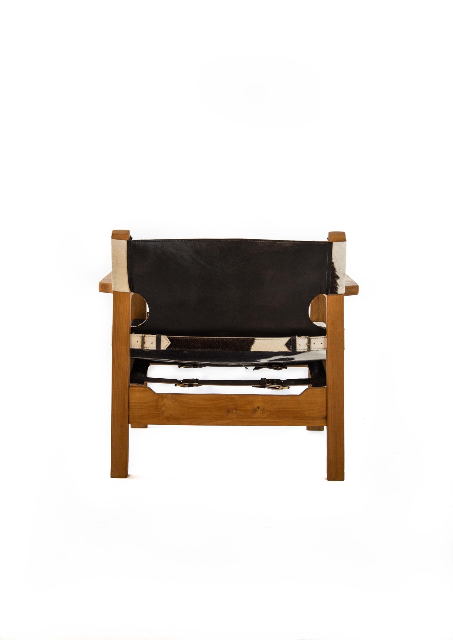 Sillón Español de Cuero Negro
