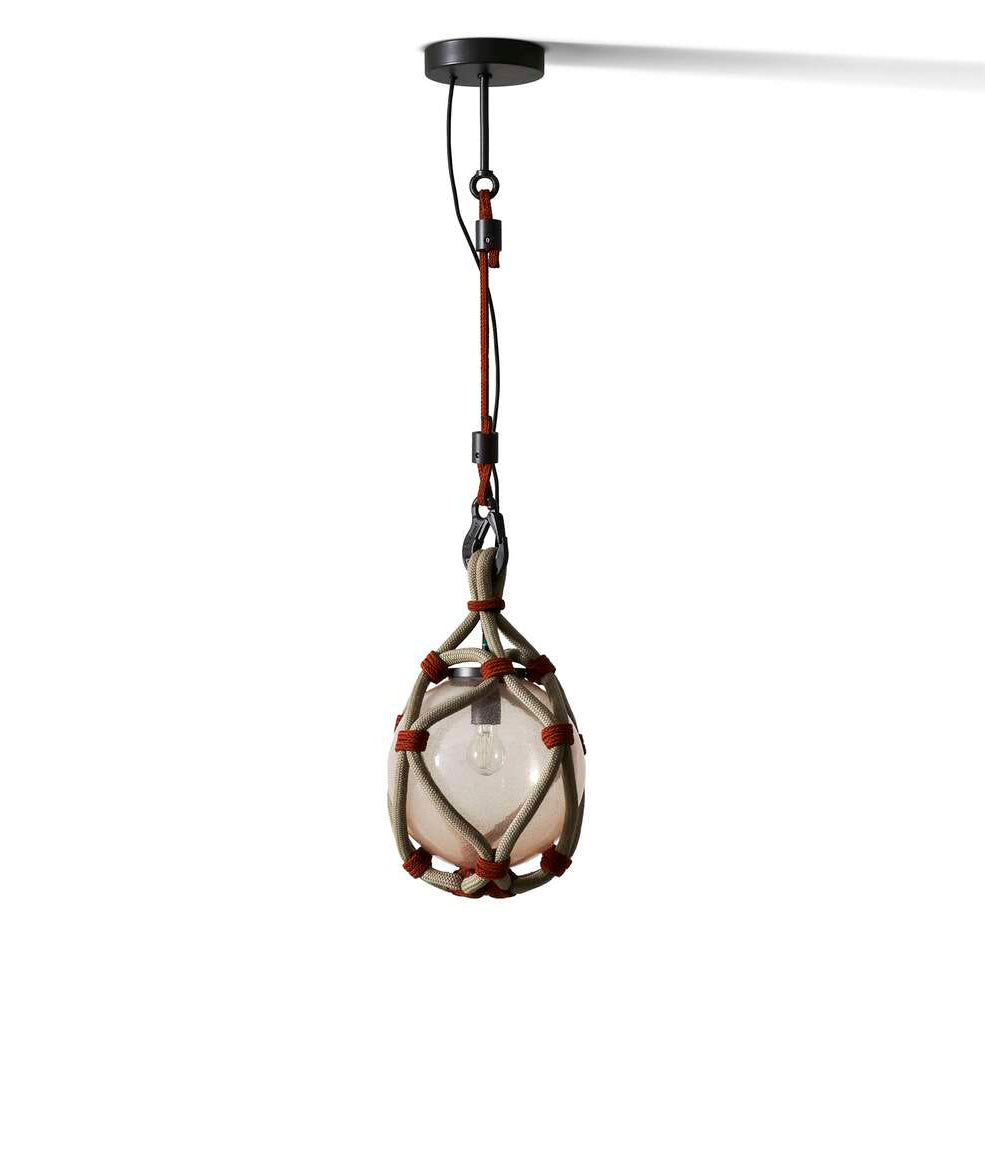 Cassina Bollicosa Nautilus Rosa/Óxido ø50cm