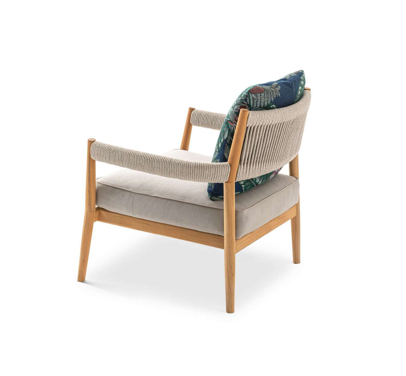 Cassina Teak Dine Out Armchair With Cushion
