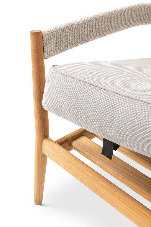 Cassina Teak Dine Out Armchair With Cushion