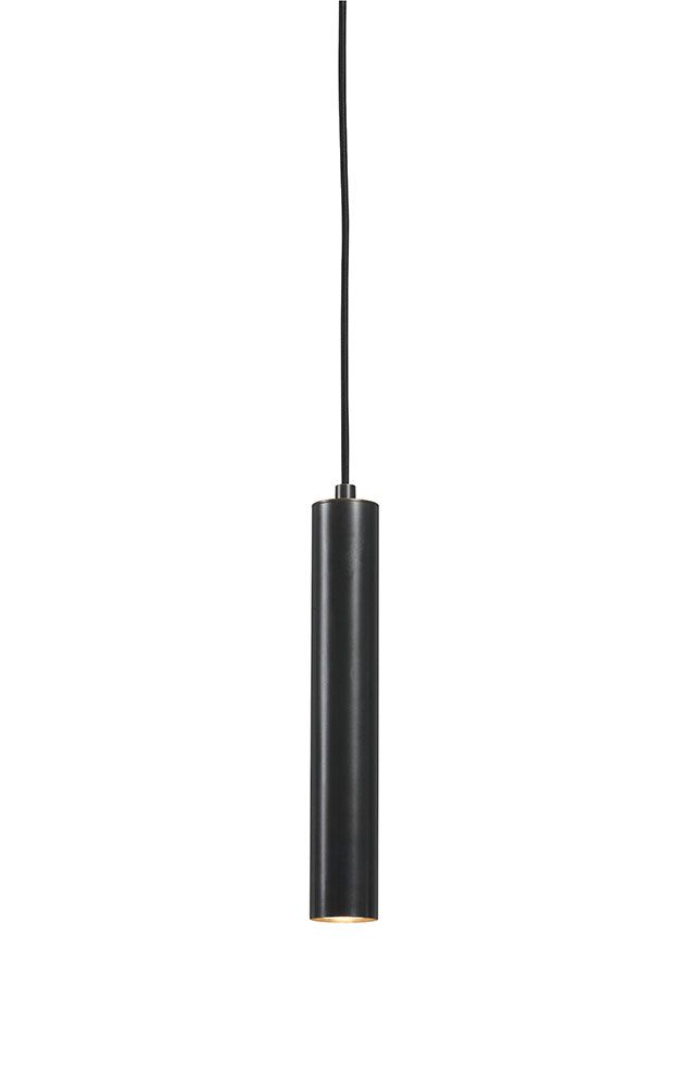 Frezoli Tubino 1 Lámpara Colgante Negro