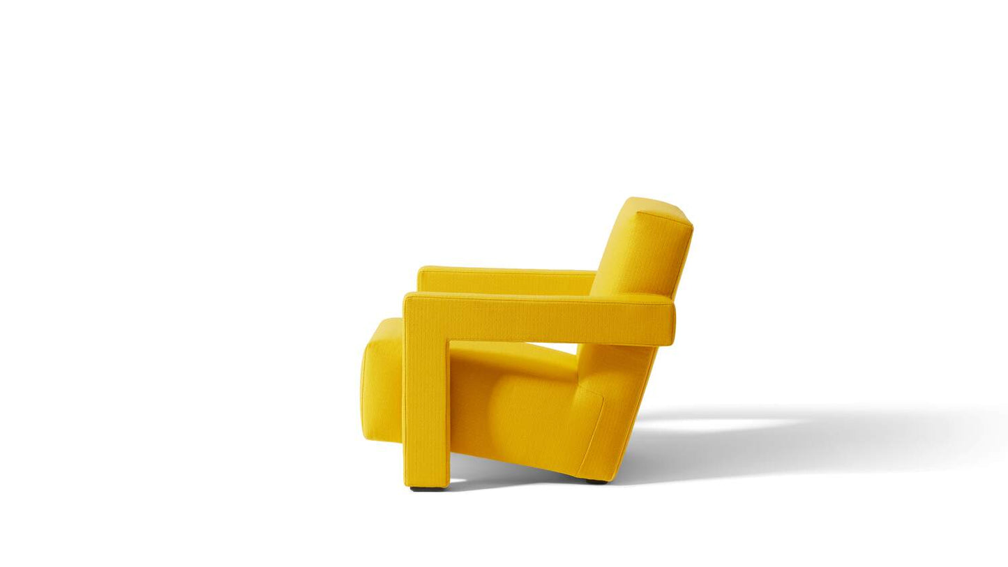 Cassina Utrecht Xl Yellow Outdoor Armchair