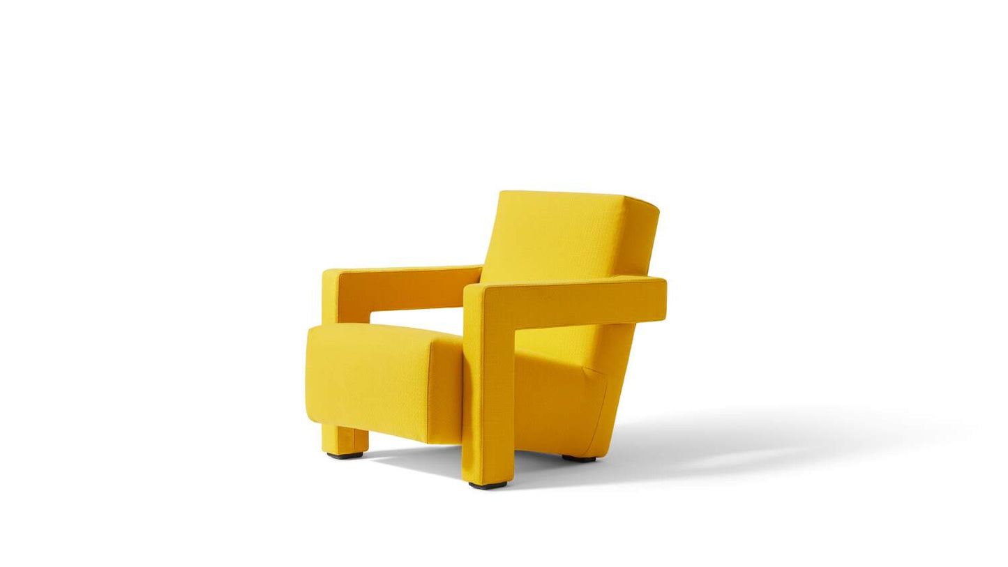 Cassina Utrecht Xl Yellow Outdoor Armchair