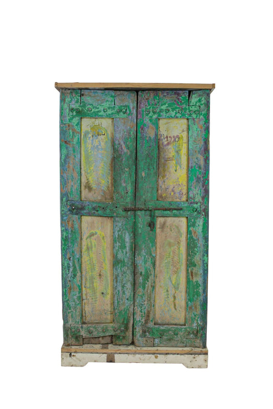 Green Moroccan Antique Cabinet