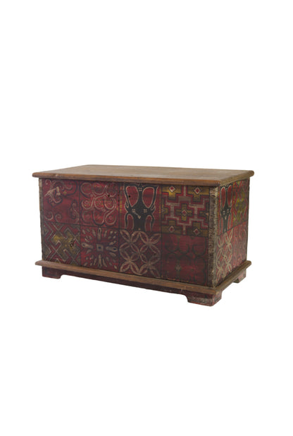 Large Wooden Moroccan Trunk