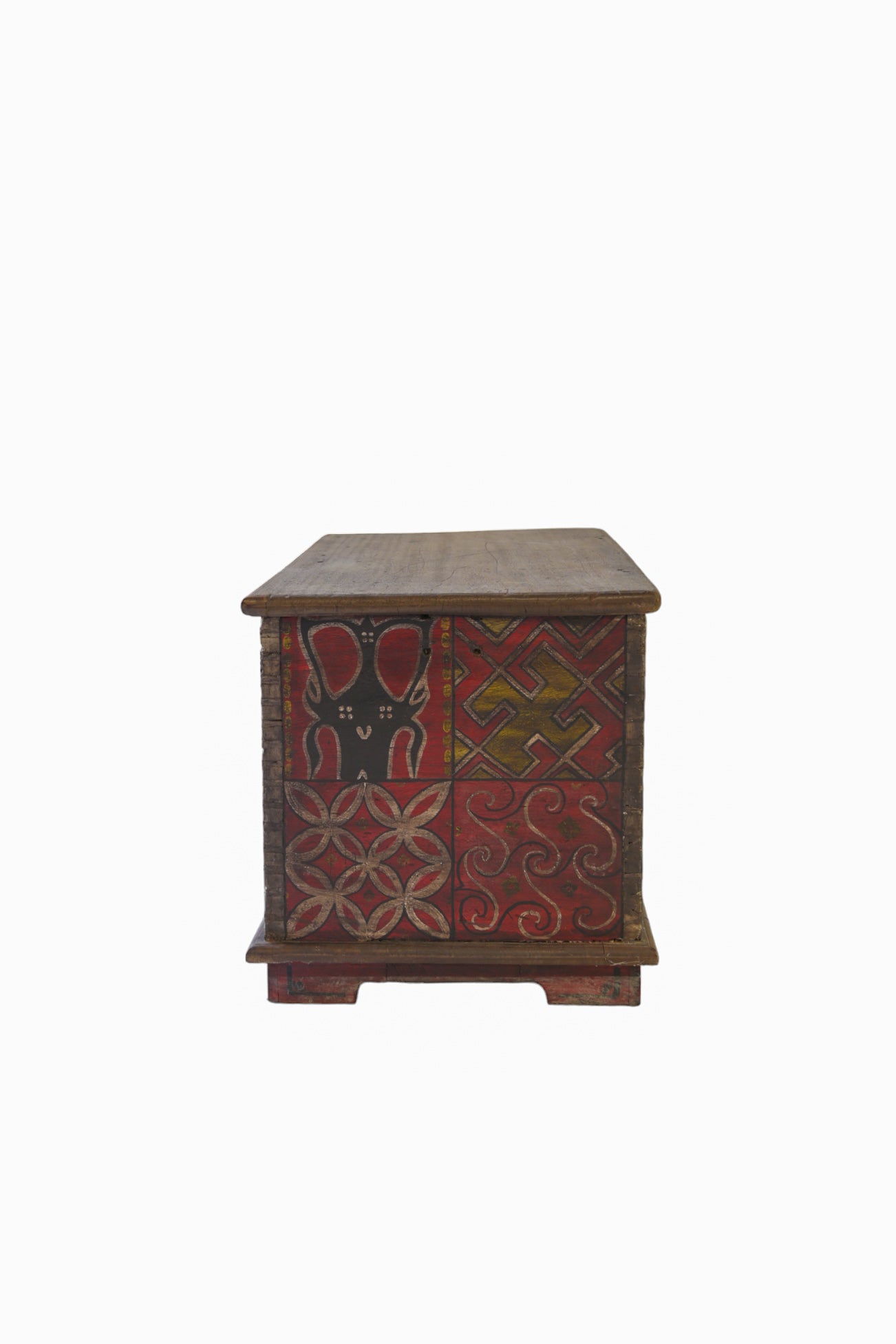 Large Wooden Moroccan Trunk