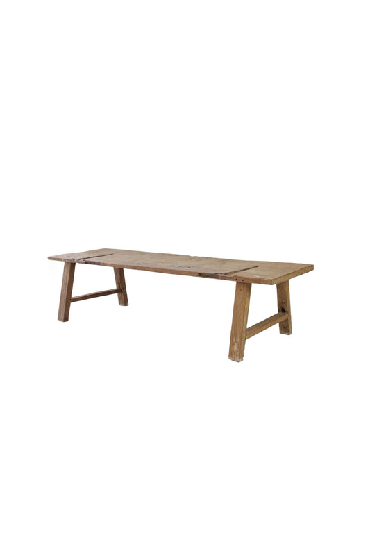 Wooden Recycled Bench 58x177cm