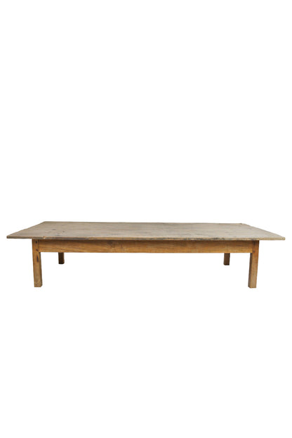 WOODEN ANTIQUE COFFEE TABLE 80X180CM