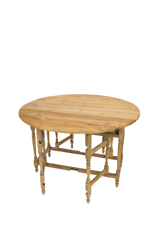 Round Wooden Folding Table ø120cm