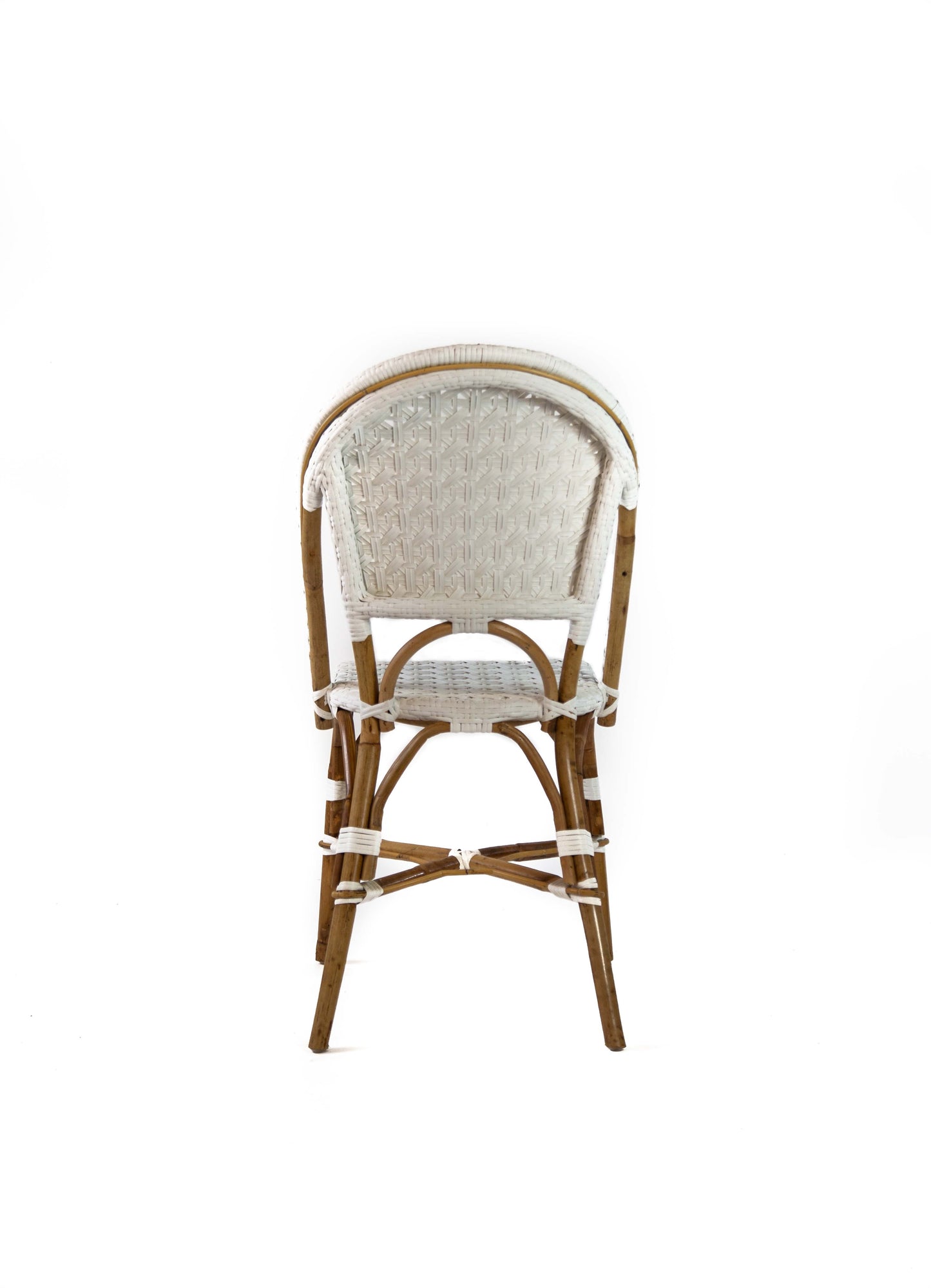 White Bistro Chair Without Cushion