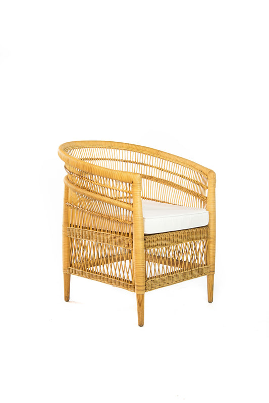 Melawi Natural Rounded Bamboo Armchair