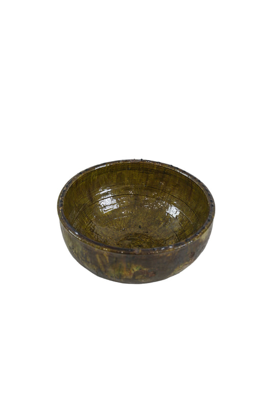 Moroccan Green Ceramic Bowl