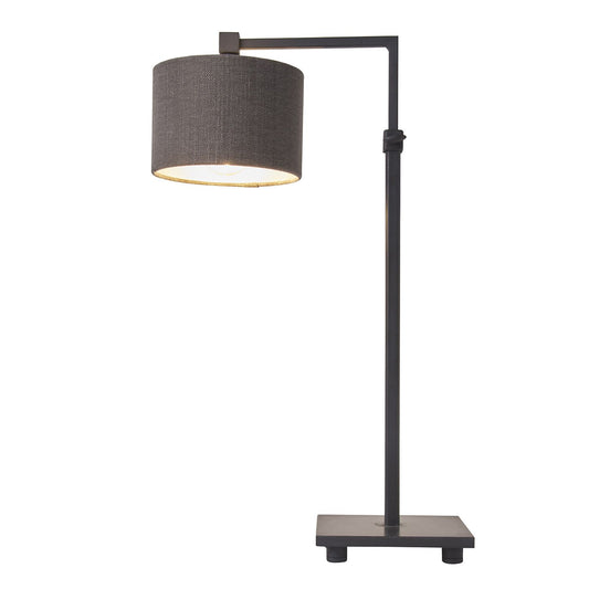 Frezoli Hardstone Lead-Grey Table Lamp