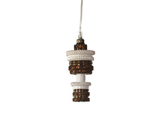 Karman Mek White/Bronze Hanging Lamp ø10cm
