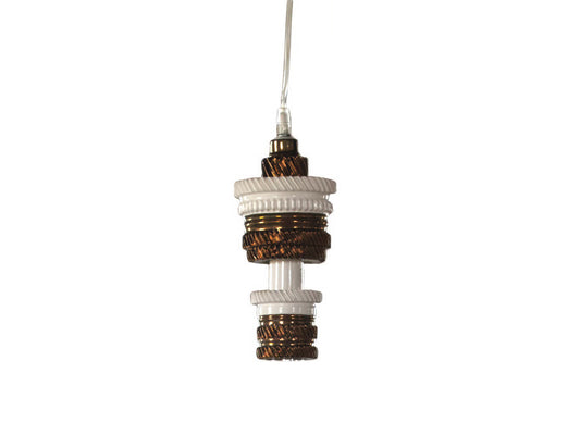 Karman Mek White/Bronze Hanging Lamp ø8cm