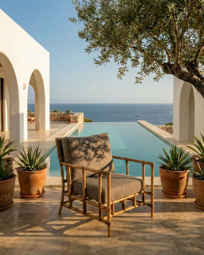 Sillón de ratán Lombok 